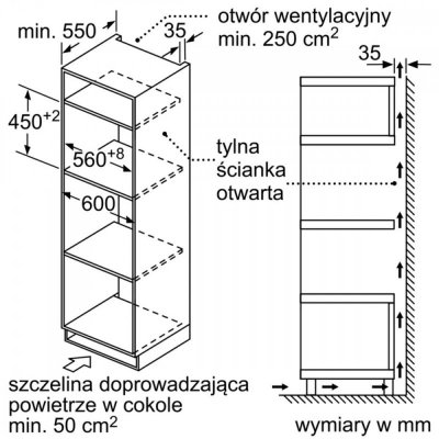 Bosch Kuchnia mikrofalowa termoobieg CMA585GB1