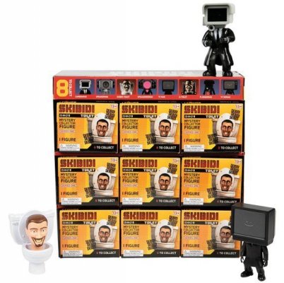 Cobi Skibidi Toilet - Display 9 sztuk Tajemnicze figurki