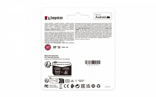 Kingston Karta pamięci SD 512GB Canvas Select Plus Gen3 150MB/s