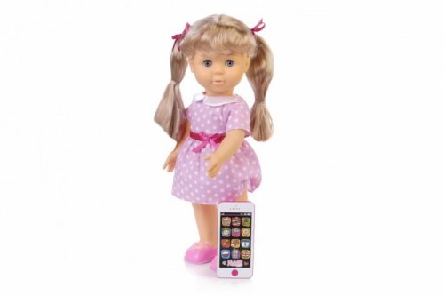 Artyk Lalka Natalia chodząca ze smartfonem 41cm