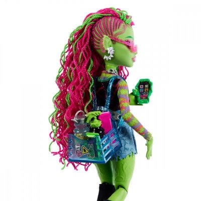 Mattel Lalka Monster High Venus McFlytrap + kotek Chewlian