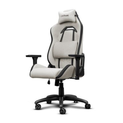 Trust Fotel gamingowy GXT 723B Ruya materiałowy beżowy