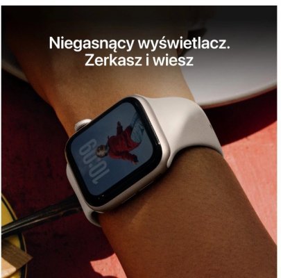 Apple Watch SE 3 GPS+Cellular koperta 40 mm z aluminium w kolorze północy, pasek sportowy w kolorze północy - rozmiar M/L