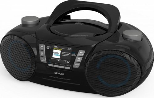 Sencor Boombox z DAB+ SPT 6510 odtwarzacz CD/MP3/USB/SD Bluetooth