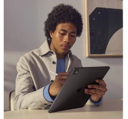 Apple iPad Pro 13-calowy Wi-Fi + Cellular 2 TB ze szkłem standardowym - Gwiezdna czerń