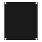 CAYMON CASY 201/B CASY 2 space closed blind plate Black version 
