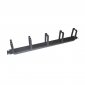 Organizer kabli LogiLink OR104B Rack 19 cali 1U, czarny 