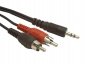 Gembird Kabel MINIJACK/2XRCA (CHINCH)M/M 2.5M 