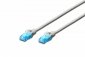 Digitus Patch cord U/UTP kat.5e PVC 20m szary 