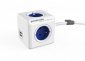 Allocacoc Listwa zasilająca PowerCube Extended USB 1,5m 2402BL/FREUPC Niebieska 