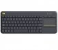 Logitech K400 Plus Wireless Touch Keyboard Czarna 