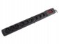 Armac Listwa przeciwprzepięciowa Multi M9 1.5m czarna (9 gniazd) 