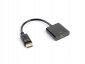 Lanberg Adapter Displayport (M) -> HDMI (F) 10cm 