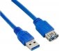 Lanberg Przedłużacz kabla USB 3.0 AM-AF niebieski 1.8M 