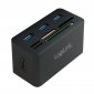 LogiLink Hub USB 3.0, 3 porty, z czytnikiem kart pamięci 