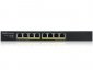 Zyxel Przełącznik zarządzalny GS1915-8EP PoE Smart 60W 802.3at desktop hybrid mode Switch 