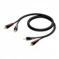 PROCAB Kabel 2X RCA/CINCH Męski - 2X RCA/CINCH Męski 1,5M 