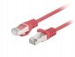 Lanberg Patchcord kat.6 FTP 1M 10-pack fluke passed czerwony 