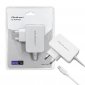Qoltec Zasilacz sieciowy 65W | 5-20.3V | 2-3.25A | USB typ C | PD | Biały 