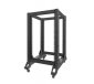 Lanberg Stojak Open Rack 18U 600x800mm czarny 
