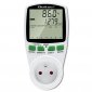Qoltec Watomierz Licznik zużycia energii PM0627 z historią pomiaru | 3680W | 16A | LCD 