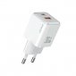 USAMS Ładowarka sieciowa USB-C+USB-A PD 3.0 30W Fast 