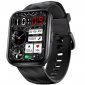 Kumi Smartwatch KU6 Meta 1.96 cala 260 mAh Czarny 