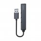 Savio Hub 4 porty USB-A - 3 x USB-A 2.0, 1 x USB-A 3.0, 5 Gbps, Aluminium, AK-70 