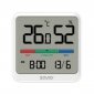 Savio Czujnik temperatury i wilgotności, do użytku wewnętrznego, ekran LCD, zegar, data, uchwyt z magnesem, CT-01/W Biały 