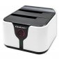 Qoltec Stacja dokująca do dysków HDD SSD 2.5 cali 3.5 cali | SATA III | USB 3.0 | Super speed 5Gb/s | z funkcją klonowania offline 
