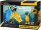 Cubic Fun Puzzle 3D 88 elementów Ara szafirowa 