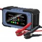 Qoltec Prostownik do akumulatora z funkcją naprawy | Inteligentna mikroprocesorowa ładowarka | 12V | 7A | LED | 4 tryby 