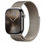 Apple Watch Series 10 GPS + Cellular, koperta 46 mm z tytanu w kolorze naturalnym z bransoletą mediolańską w kolorze naturalnego tytanu - rozmiar M/L 
