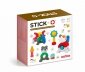 Magformers Klocki magnetyczne Stick-o Zestaw Kot i pies 27 elementów 