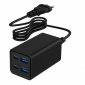 Gembird Ładowarka uniwersalna 65W GaN 2xUSB-A 2xUSB-C szybkie ładowanie czarna 