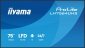 IIYAMA Monitor wyświetlacz digital signage 75 cali LH7564UHS-B1AG, 