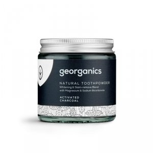 Georganics, Proszek do czyszczenia zębów, Activated Charcoal, 120 ml