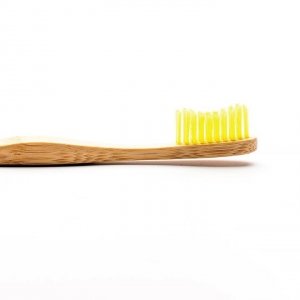 Humble Brush, Bambusowa szczoteczka do zębów dla dorosłych, Medium, żółta