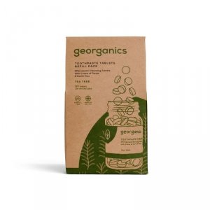 Georganics, Naturalne tabletki do mycia zębów, Tea Tree, 720 tabletek