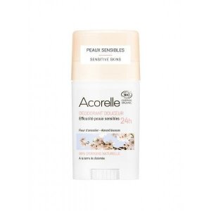 Acorelle - Organiczny dezodorant w sztyfcie z ziemią okrzemkową Almond Blossom 45g