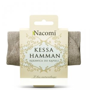Nacomi - Kessa Hammam rękawica do kąpiel z lnu naturalnego