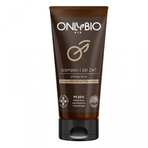 Onlybio - Men pielęgnacyjny szampon i żel 2w1 z olejem z sezamu 200ml