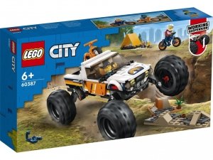 LEGO 60387 CITY PRZYGODY SAMOCHODEM TERENOWYM Z NAPĘDEM 4X4