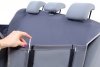 Kardiff mata Anti Slip 1/2 kanapy (70x160cm) Popielata