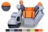 Kardiff Activ Mini 5/8 kanapy 80x160cm Brązowo-Zielona