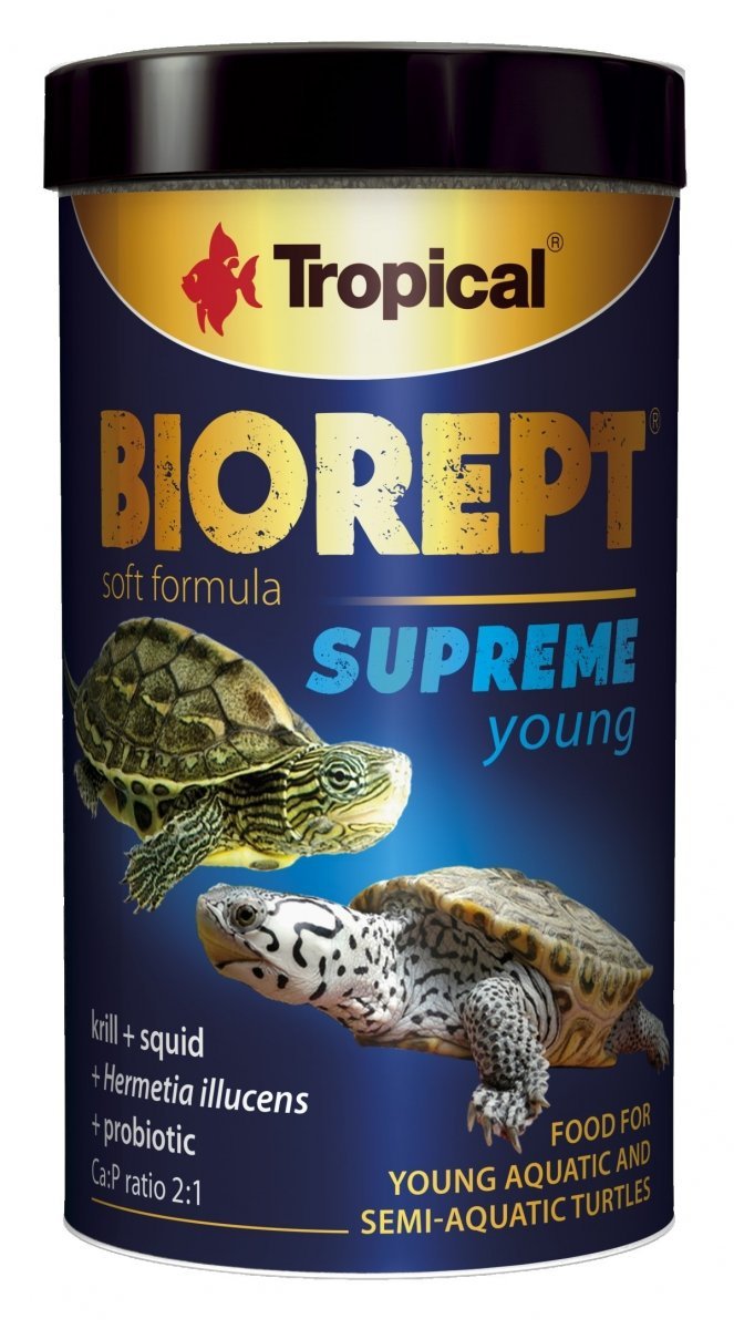 Tropical Biorept Supreme Young 100ml Pokarm dla młodych Żółwi wodnych i wodno-lądowych