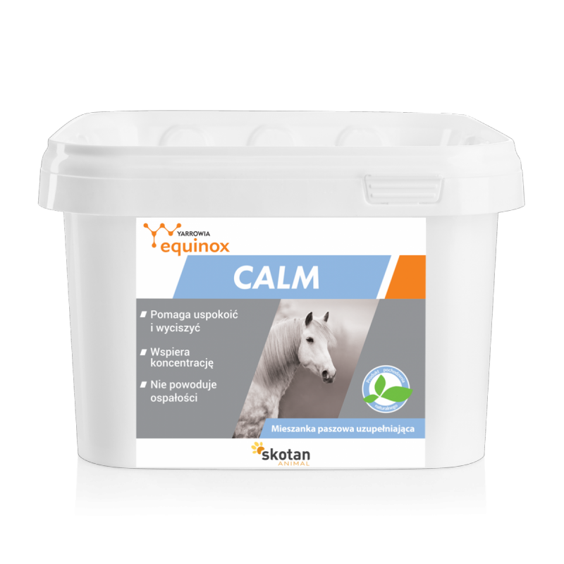 24h Equinox Calm 1,5kg Wspiera koncentrację Pomaga uspokoić konia
