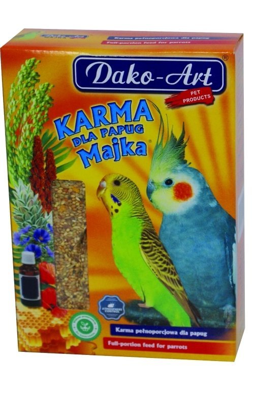 Dako-art Majka 500g karma z tranem dla Papug Falistych