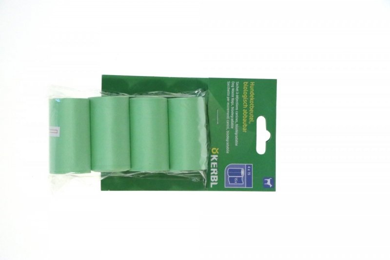 biodegradowalne Woreczki na odchody 4 rolki x 15 szt Kerbl