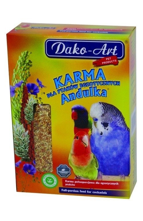 Dako-art Andulka 500g karma dla Ptaków Egzotycznych